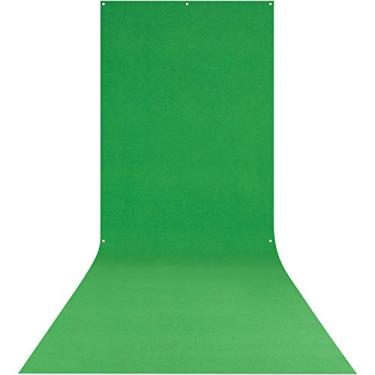 Imagem de Westcott Pano de fundo de fotografia e vídeo resistente a rugas – Varredura de tela verde Chroma-Key (1,62 m x 30,5 cm) com ilhós e bolso para poste para facilitar a suspensão. Inclui estojo de transporte
