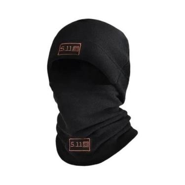 Imagem de Gorro Térmico De Inverno Masculino Com Capuz De Lã, Aquecedor Facial, 