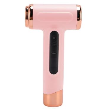 Imagem de Asixxsix Secador de Cabelo Sem Fio, 30000 Rpm Motor de Alta Velocidade Secador de Sopro Iônico Negativo Com USB Carregamento Rápido 3 Temp (Rosa)