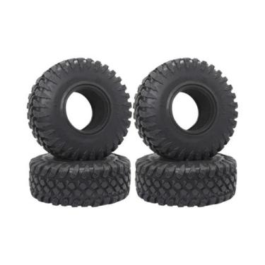Imagem de Pneus De Borracha De 2.2 Polegadas 4pcs Para 1/10 RC Crawler Traxxas W