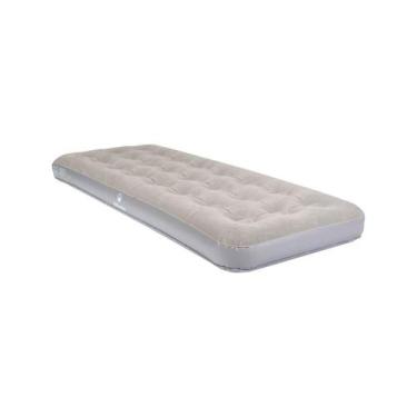 Imagem de Colchão Inflável de Solteiro Horizon 22x76x185cm Cinza Klimber