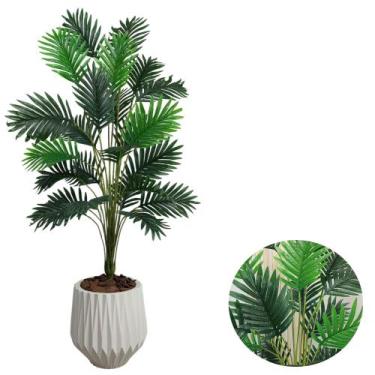 Imagem de Palmeira Artificial Coqueiro Com Vaso Origami Casa Sala - PlantaImport