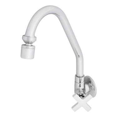Imagem de Torneira Parede Cozinha Bica Alta Cromada Delinia Campinas