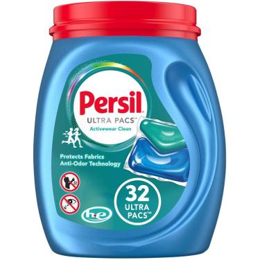 Imagem de Detergente para roupa Persil Ultra Pacs Activewear Clean 32 pacotes