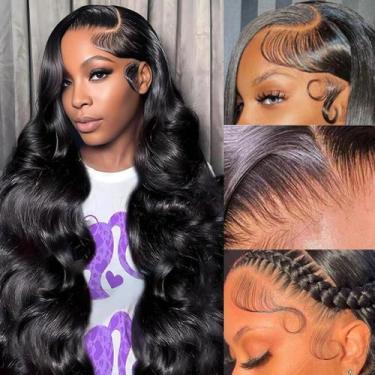 Imagem de Peruca frontal de renda Uonoco 13x6 Body Wave 26" 200 Density