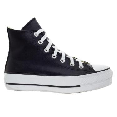Imagem de Tênis Feminino Flatform Cano Alto Converse Chuck Taylor Lift CT09820002 Preto-Feminino