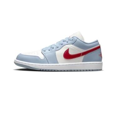 Imagem de Nike Tênis infantil Air Force 1 '07, Vela/Dune Vermelho-Azul Cinza-Branco, 11
