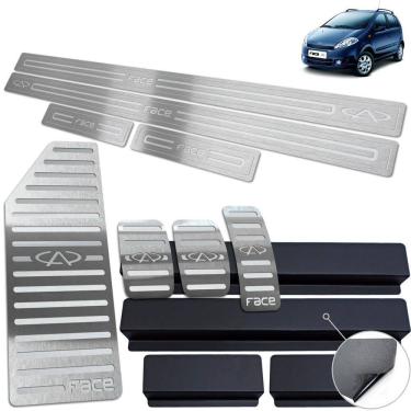 Imagem de Vinil + Soleira + Pedaleira Descanso Chery Face 2010 A 2015