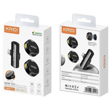 Imagem de Microfone de lapela alta capacidade de captação de som para tipo C - K