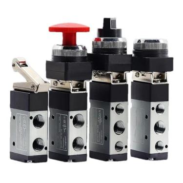 Imagem de MV-08/09/10/10A Válvula mecânica pneumática 2 posições 5 vias 2 posições 3 vias válvula manual MV-32-08/09/10A 1 peça (MV-32-10A)