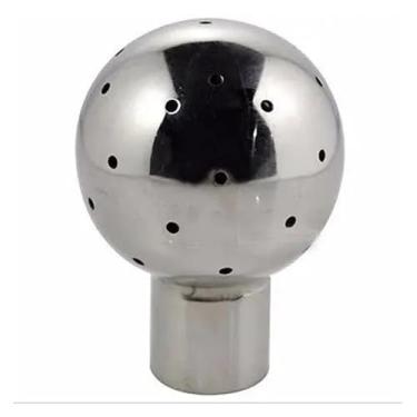 Imagem de WWECCQIJ 1-3/10.2 cm 45 mm soldagem O.D 304 aço inoxidável solda 360 graus bola de limpeza de tanque fixo bola de limpeza de tanque