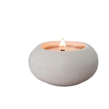 Imagem de Mini Velas Aromáticas Artesanais de Concreto – Kit 3 Unidades para Decoração