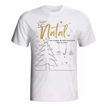 Imagem de Camiseta Personalizada - Feliz Natal e a Magia das Boas Festas - Loja 