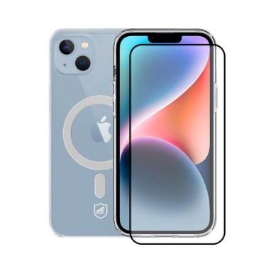 Imagem de Kit Capa Magsafe e Pelicula Coverage 5D Pro Preta para iPhone 14 Pro Max - Gshield