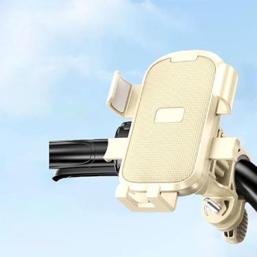 Imagem de Suporte de telefone para bicicleta, instalação super fácil, suporte seguro para guidão para bicicleta e motocicleta, adequado para iPhone e smartphones de 4,7 a 7,2 polegadas
