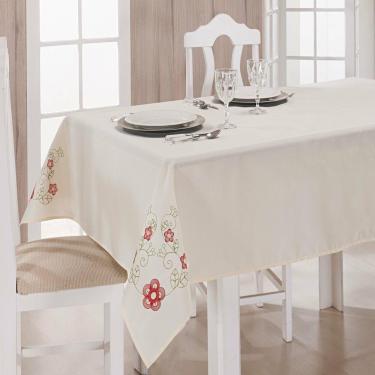 Imagem de Toalha de Mesa Retangular 8 Lugares Dália Guga Tapetes