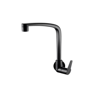 Imagem de Torneira Lorenzetti Flatt Parede 1168 C71 - Preto Fosco