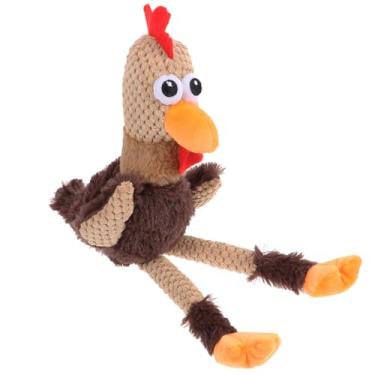 Imagem de ibasenice 1 peça de brinquedo de luta, brinquedo para dentição, brinquedo de pelúcia, galinha, bicho de pelúcia, cachorro, brinquedo de mastigar para mastigar cachorro, boneca molar, mastigar, animal