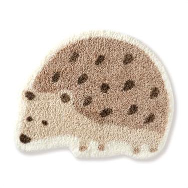 Imagem de Molesun Tapete de banho fofo animal para banheiro, tapete macio de microfibra de pelúcia engraçado tapete de banho absorvente de água tapetes grossos e felpudos, tapete de banheiro para quarto de