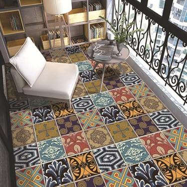 Imagem de Azulejos de parede vintage, papel de parede impermeável para cozinha, banheiro, lavanderia, decoração de parede fácil de limpar (estilo1)