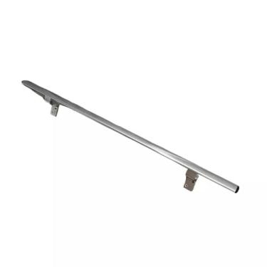 Imagem de Corrimão de Alumínio 3,00 Metros Chato Brilho Parede Rampa(Brilho)