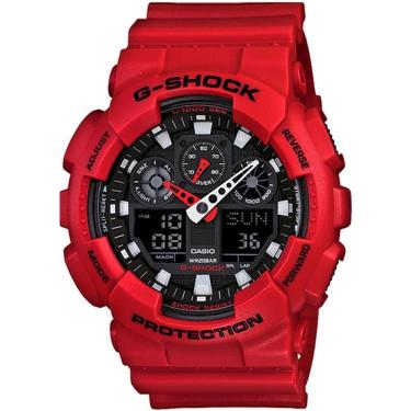 Imagem de Relógio Casio Masculino Ref: Ga-100b-4adr G-shock Anadigi