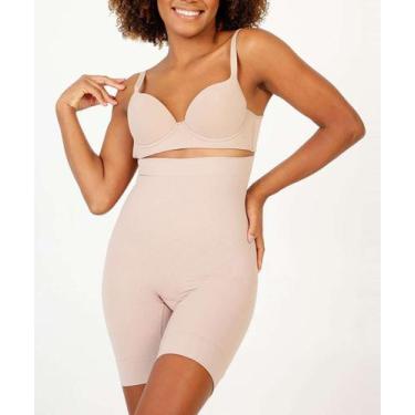 Imagem de Bermuda Ferminina Modeladora Cintura Alta Plié-95366 - PLIE, Bege, M