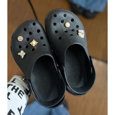 Imagem de Chinelo Babuche feminino Sandália Clog com Acessórios DIY, BOTONS Anatômico e Confortável para Uso Diário (babuche bege lz botons, BR, Adulto, Numérico, 36)
