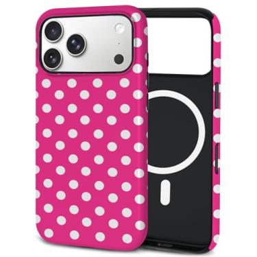 Imagem de Mokiy Capa de telefone TPU para iPhone, compatível com carregamento MagSafe sem fio, à prova de choque, capa protetora de ajuste fino com proteção antiamarelamento e câmera elevada (Ponto 4, iPhone 17