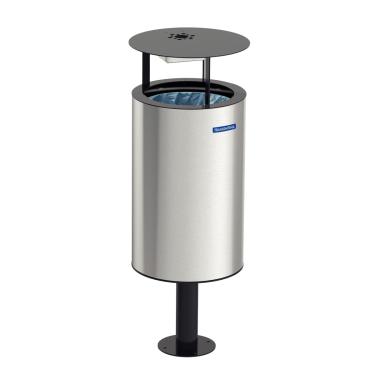 Imagem de Lixeira Tramontina Messina 65 Litros em Aço Inox Acetinado