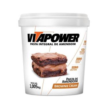 Imagem de Pasta de Amendoim Vitapower Brownie e Cream 1Kg - Vitafor