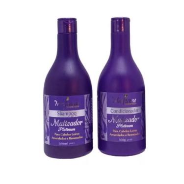 Imagem de Kit Shampoo  Condicionador Matizador Platinum Loiro Maycrene - Mycrene