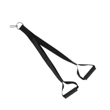 Imagem de menolana Aparelho de puxada para tríceps com corda, equipamento de ginástica profissional e portátil para treinamento de força, com mosquetão, Style B