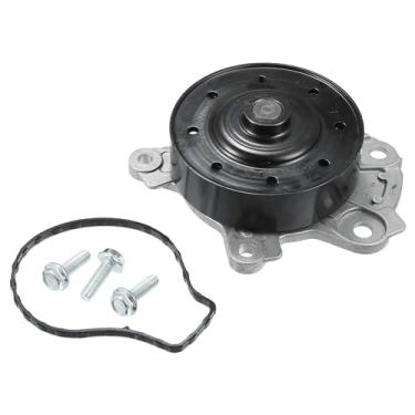 Imagem de INFINAUTO Bomba de água, dianteiro 15,5 x 8 cm bomba de água do motor com anel de borracha e parafusos Kit No.1610039465 para Toyota Corolla 2009-2019 Tom prateado, 1 conjunto