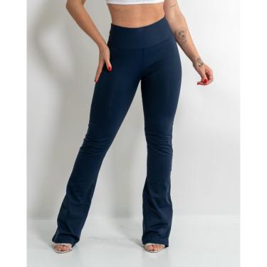 Imagem de Calça Flare Bailarina Grossa Cintura Alta Poliamida Premium-Feminino