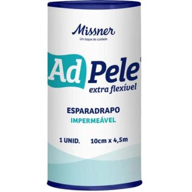 Imagem de Esparadrapo Branco Ad Pele 10cmx4,5m Missner