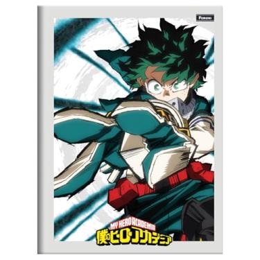 Imagem de Caderno My Hero Academie FORONI Universitário BROCHURA - 80 Folhas (Fundo Branco)