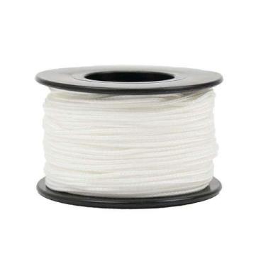 Imagem de Atwood Micro Sport Cord 1,18 mm x 125 pés Carretel pequeno cabo trançado leve (branco)