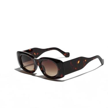 Imagem de JRLLFD Óculos de sol femininos da moda, retangulares, masculinos, anti-uv (3)