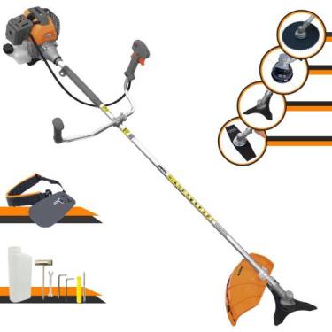 Imagem de Roçadeira Máquina de Corta Grama Tekna RL520P À Gasolina 52cc 2HP 4 Em