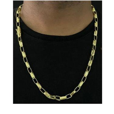 Imagem de Corrente 6mm Pesada De Moeda Antiga Corente De Luxo Cordao