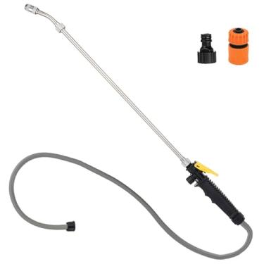 Imagem de Varinha de pulverização de reposição de 73 cm para Ryobi, bico ajustável, varinha de pulverizador de aço inoxidável, varinha de pulverizador compatível com pulverizador de bomba (preto)