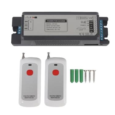 Imagem de Zerodis Controle de Acesso à Porta Controle de Fonte de Alimentação, 12V 3A 433MHz Wifi RF Interruptor Remoto Sem Fio, Temporizador 0-25S, NC NO Lock, Desbloqueio Automático, 186 X 55
