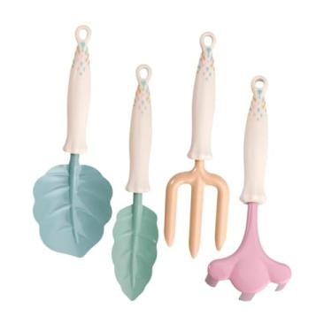 Imagem de Ｂｅｓｇａ Conjunto de 4 ferramentas educativas de jardinagem para crianças, conjunto compacto e de ancinho e garfo para meninas meninos.