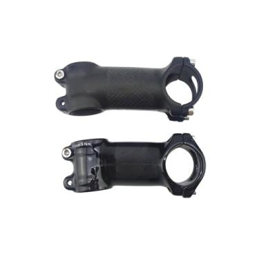 Imagem de Mesa de alumínio com fibra de carbono para bicicleta, ângulo de 6/17 graus, branca e preta.(6 degrees 60mm)