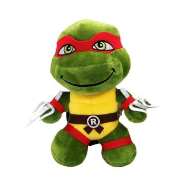 Imagem de Bonecos De Pelúcia TMNT Tartarugas Ninja De 25cm, Leo, Raph, Mike, Don