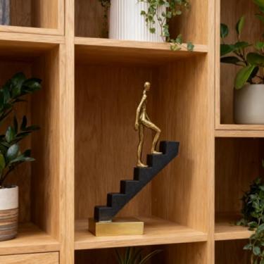 Imagem de AWNR Escultura abstrata moderna de mesa de fazenda, decoração de esculturas para mesa de console, estética de decoração de casa, decorações de mesa de centro de mesa, presentes de escritório