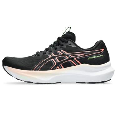 Imagem de ASICS Tênis de corrida feminino GT-2000 14, Preto/coral, 40