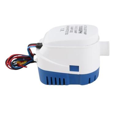 Imagem de AMONIDA Bomba de água de Esgoto Automática Compacta, Caixa Resistente de Alto Impacto, Bomba Submersível de Esgoto de Barco 1100GPH, para Embarcações, Motor Eficiente