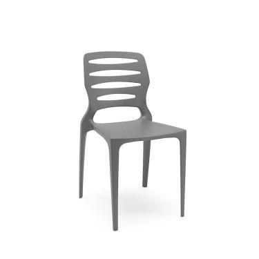 Imagem de Cadeira Ville Preto Empilhável Em Polipropileno Plaxmetal